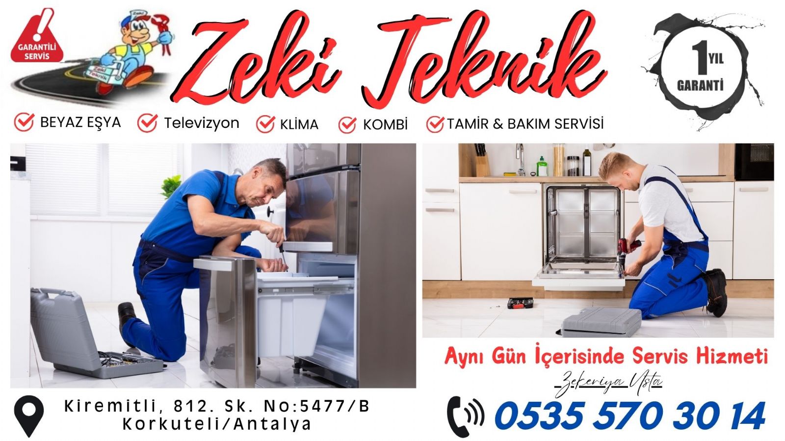 korkuteli arçelik servisi
